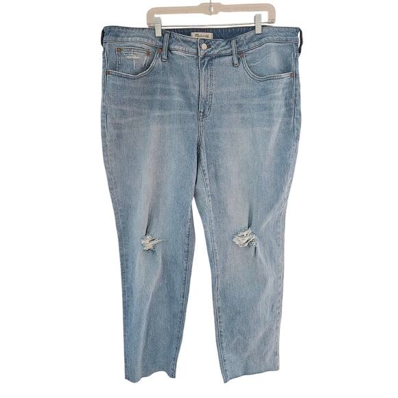 Madewell Denim - Madewell high rise Slim boyfriend jeansSize 20 W